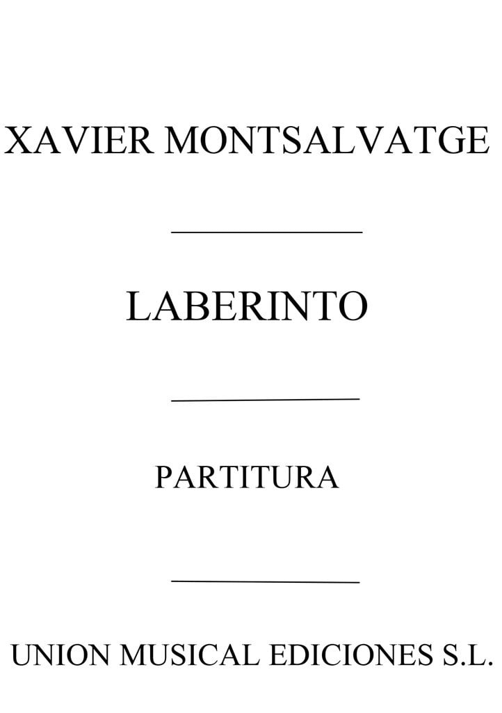Laberinto Partitura